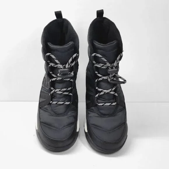 SOREL WOMEN'S  Whitney II Short Lace Waterproof Boots black Size 7 EUC - Picture 2 of 9